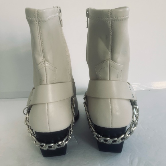 DV Dolce Vita Women's Keeler Harness Moto Engineer Chain Heeled Boots Size 9 NEW - Picture 8 of 11
